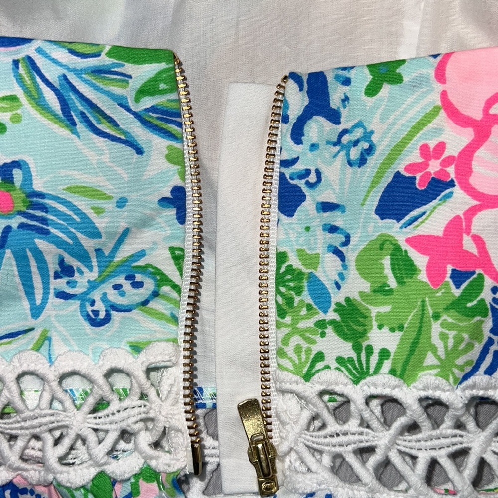 Lilly Pulitzer Cheek to Cheek Jan Eyelet Crop Top - Picture 6 of 13